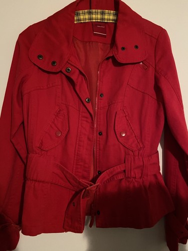 Damen übergangsjacke rot
